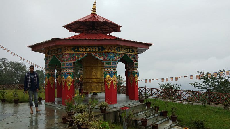 Chenrerig Statue covered in Pelling One Day Local Sightseeing 