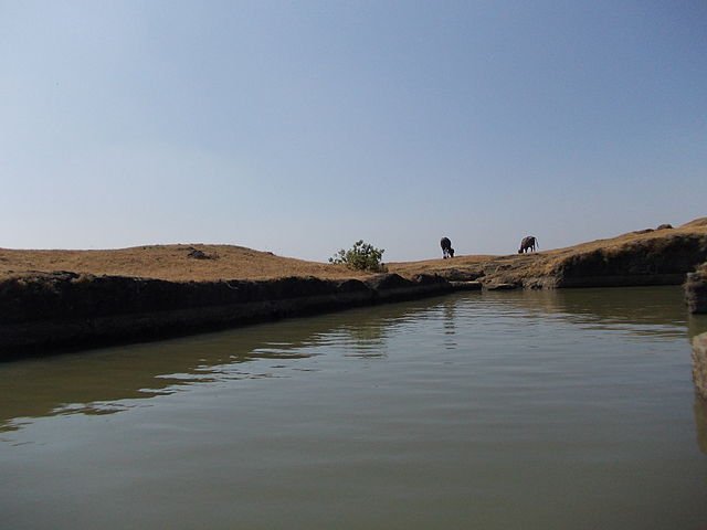 water tank visit during Visapur Fort One day Trip From Pune