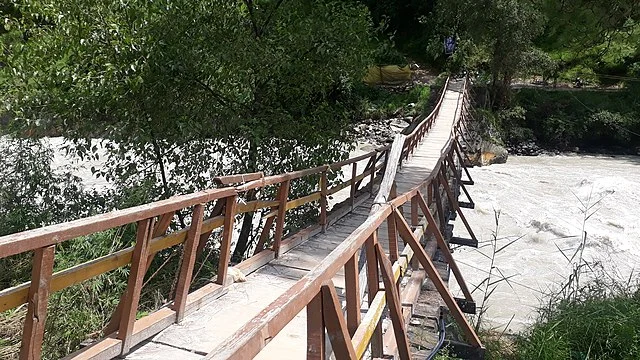 Kasol Bridge visit between Manali to Kulu & Manikaran tour package