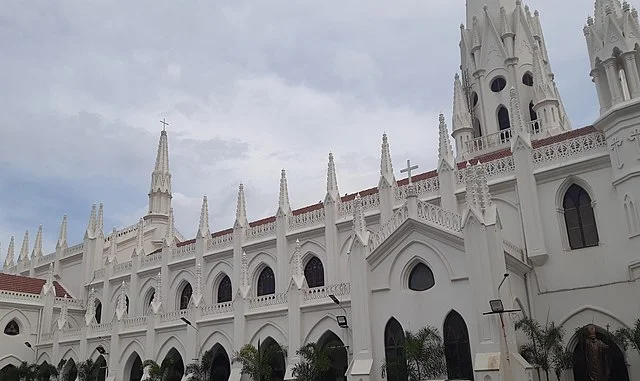 Santhome Cathedral Basilica covered during One Day Chennai City Tour