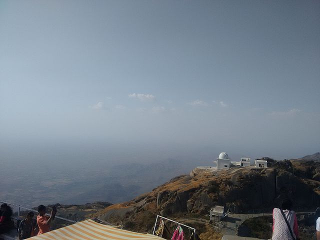 Guru Shikhar peak covered in Sightseeing mount abu