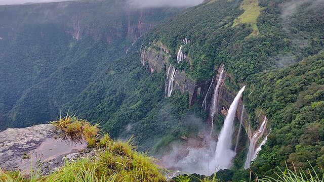 Nohkalikai waterfalls